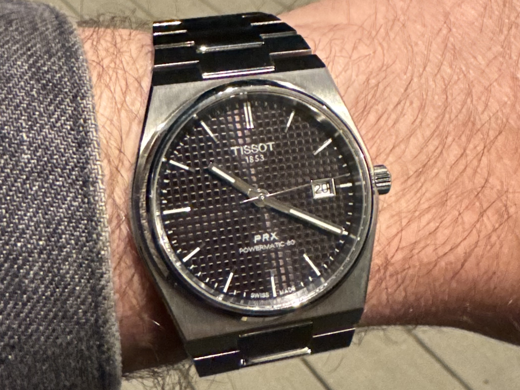 Tissot PRX Powermatic 80 (Black on Bracelet)